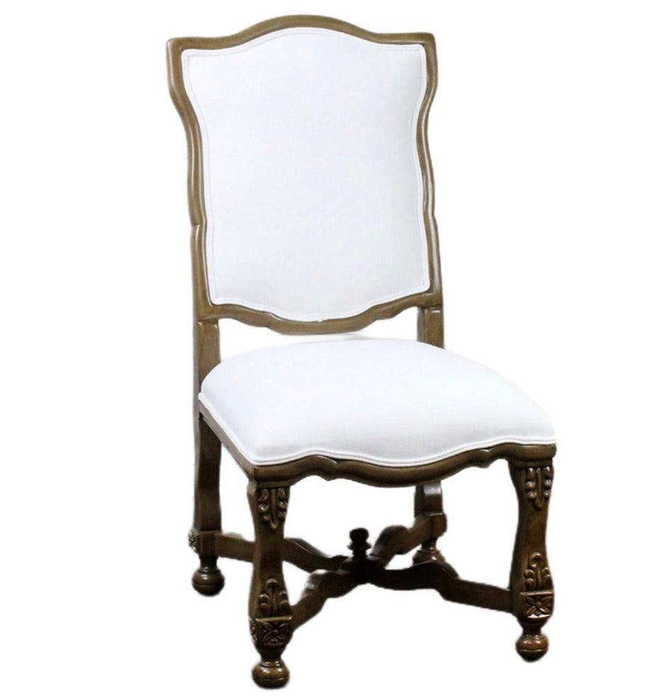 Chair Rounded Finial Victoria Finial Stretcher Dining Chair