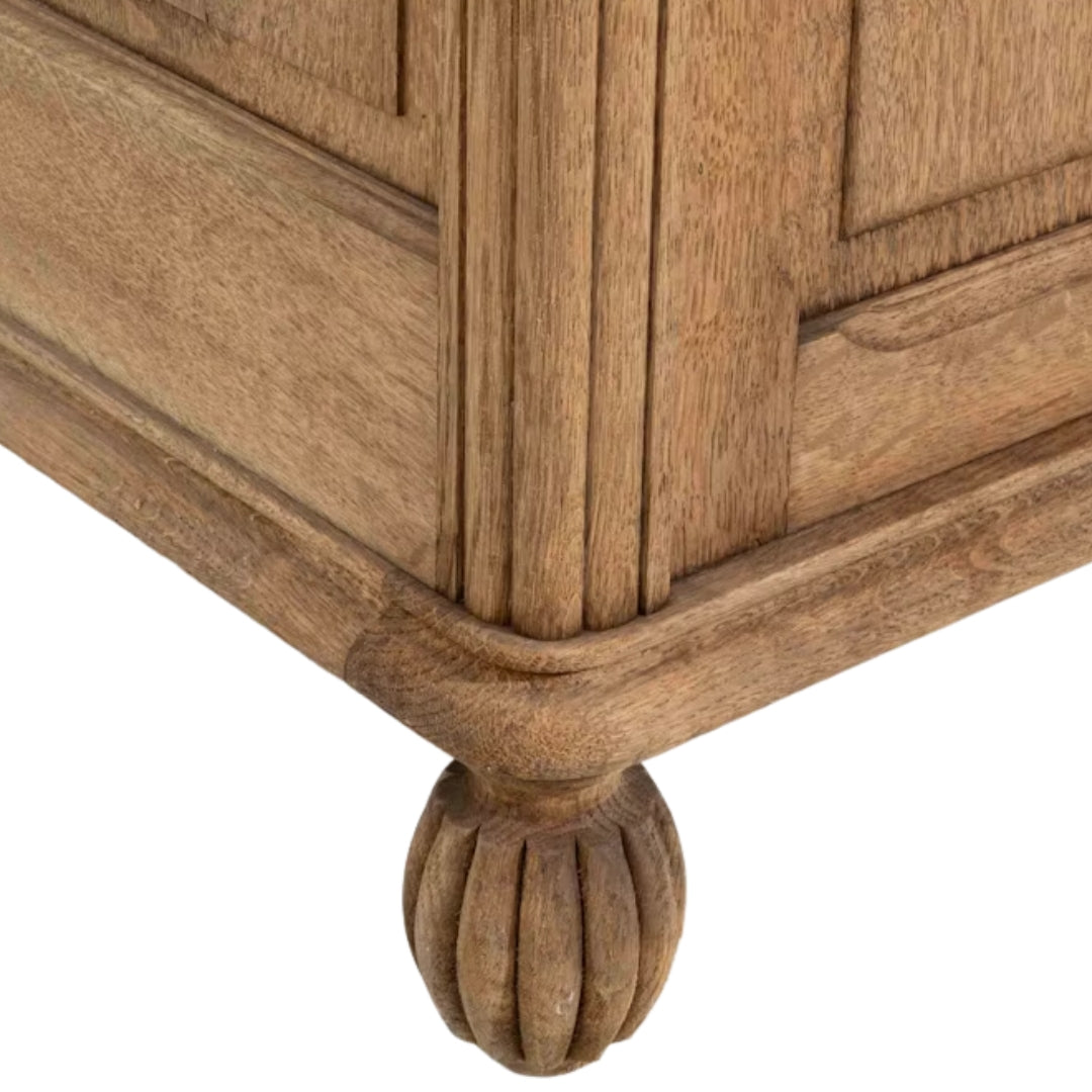 Belle Epoque French Carved Oak Sideboard, Circa 1910