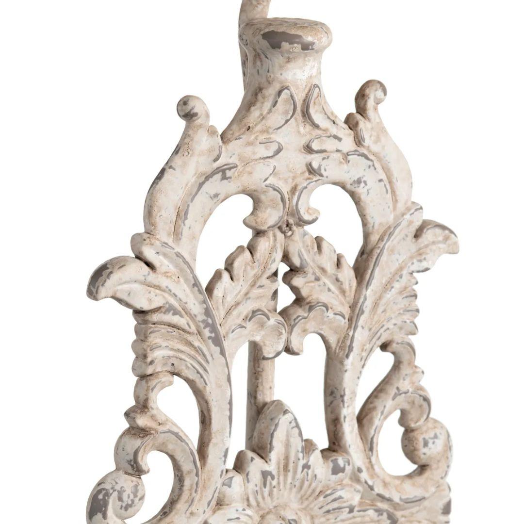 Vintage French Iron Scroll Table Lamp - Set of 2