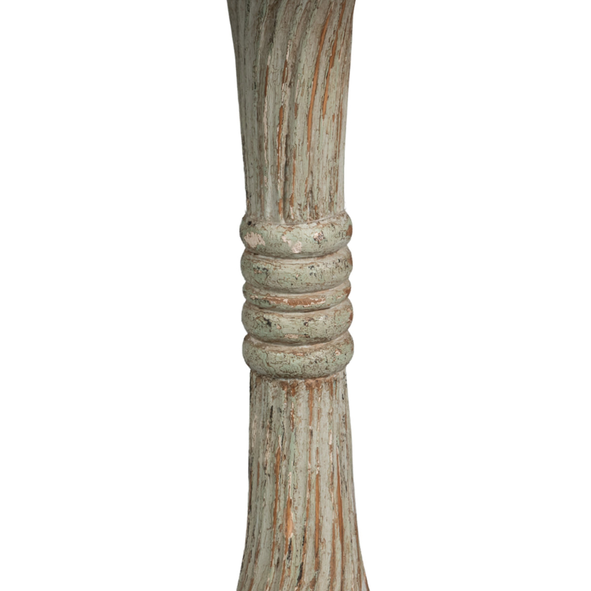 Rustic French Pedestal Side Table