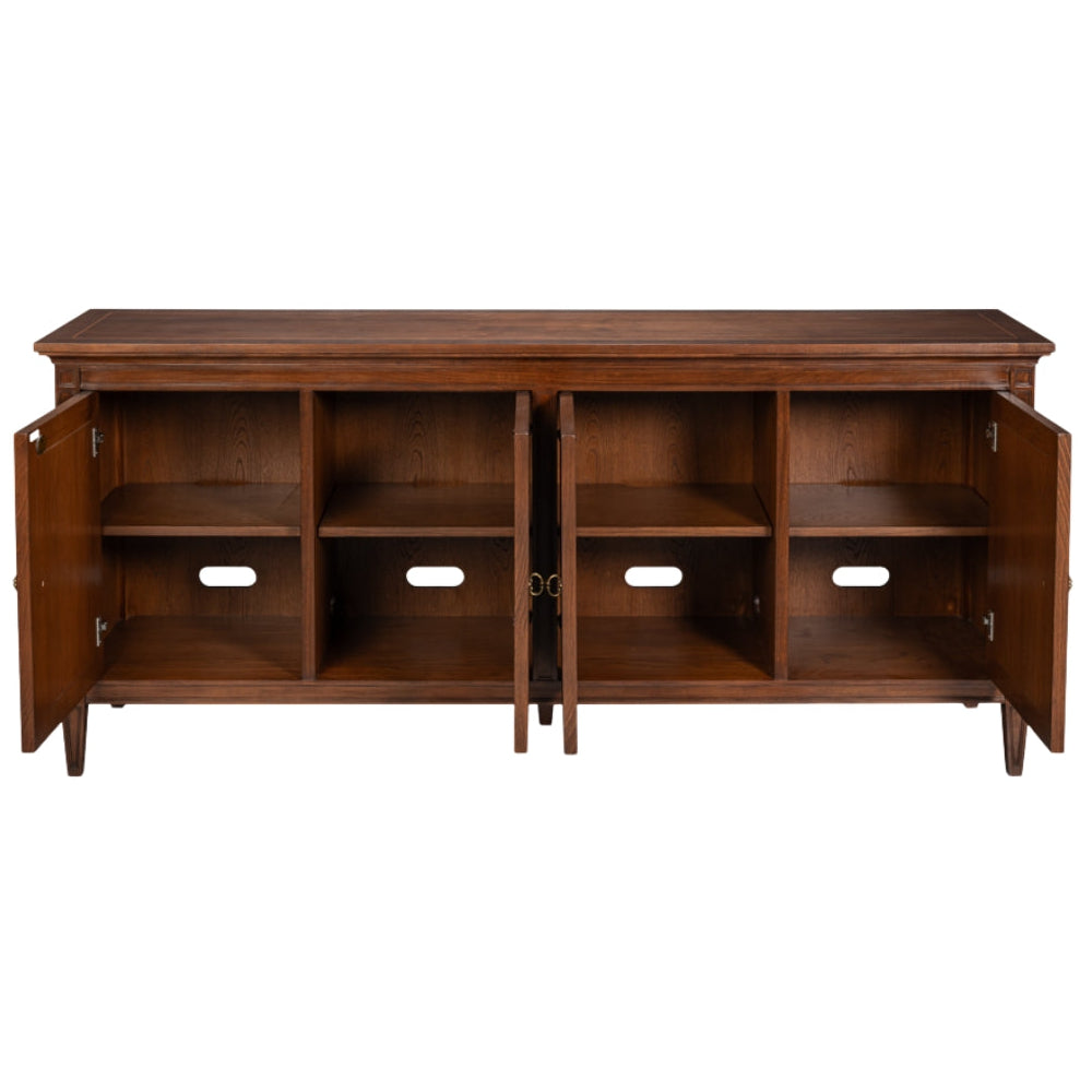 Beaufort Walnut Quarter Credenza Sideboard