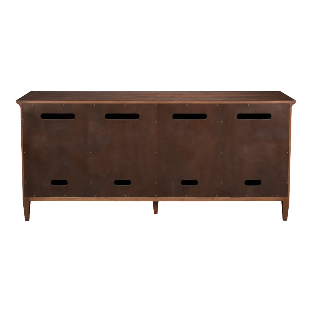 Beaufort Walnut Quarter Credenza Sideboard