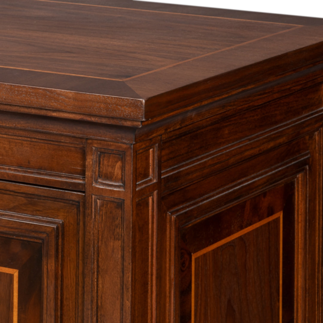 Beaufort Walnut Quarter Credenza Sideboard