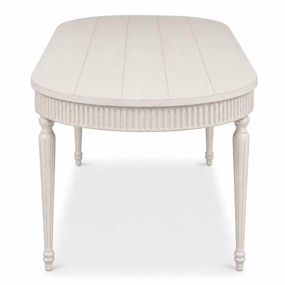 White French Provincial Oval Dining Table