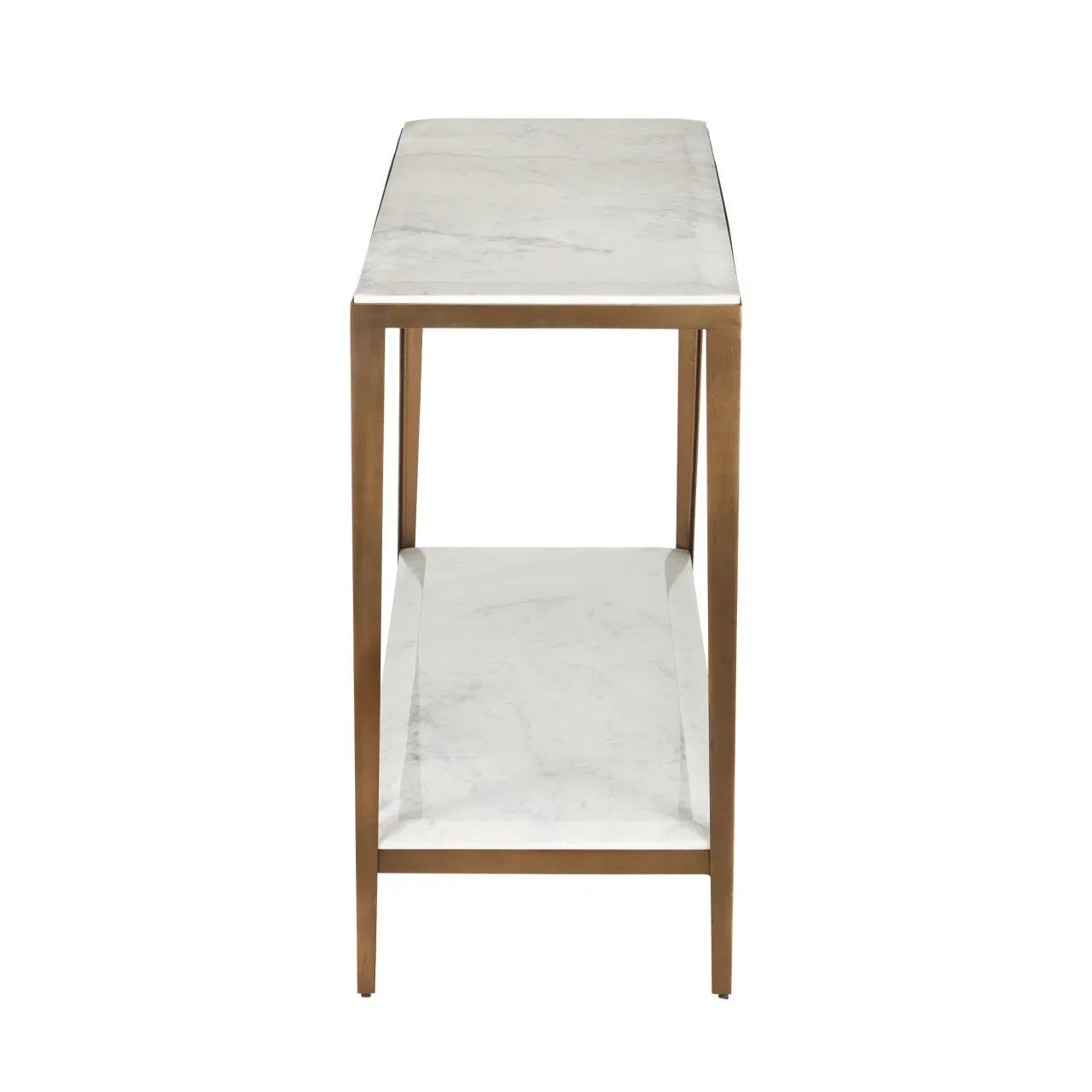 White Lilac Marble Console Table