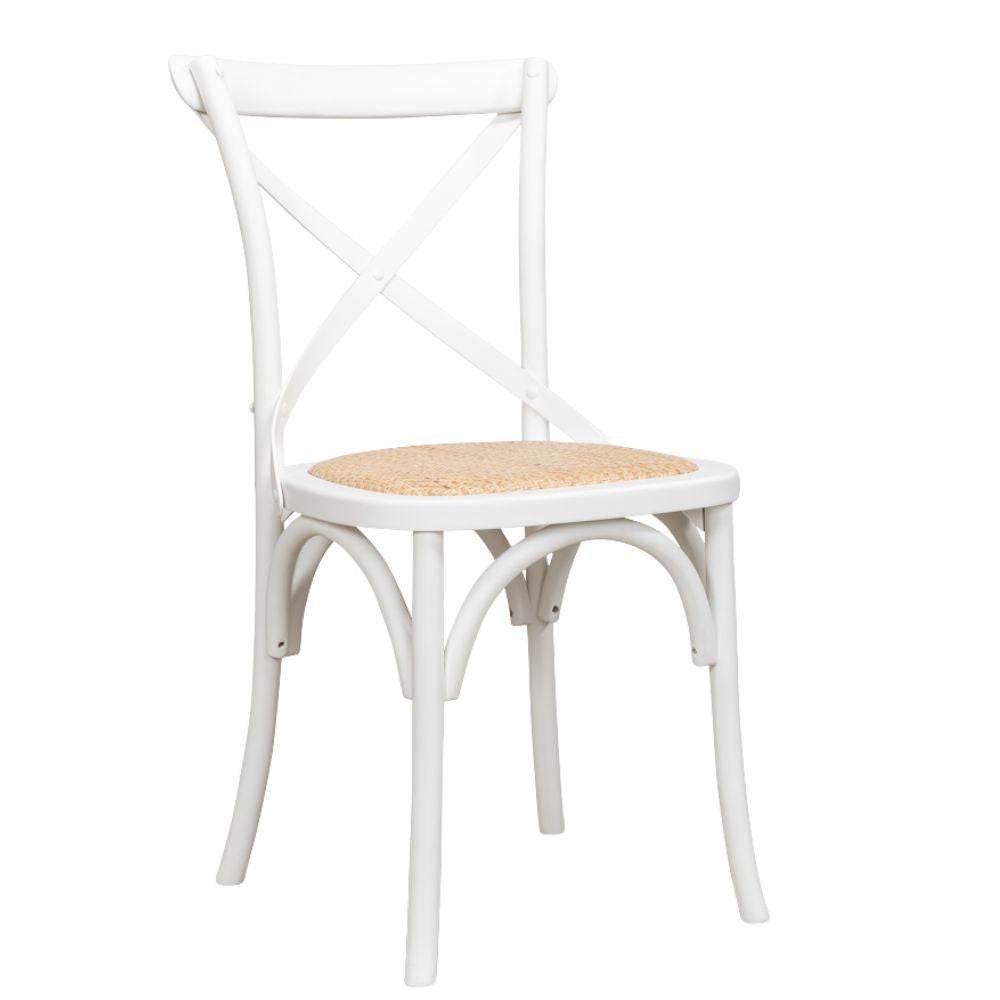 White Tuileries Bistro Dining Chairs - Set of 2
