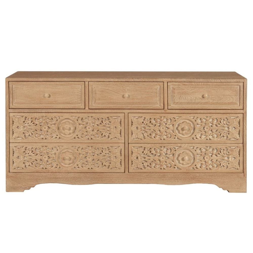 Flora Bohemian Natural Wood Dresser