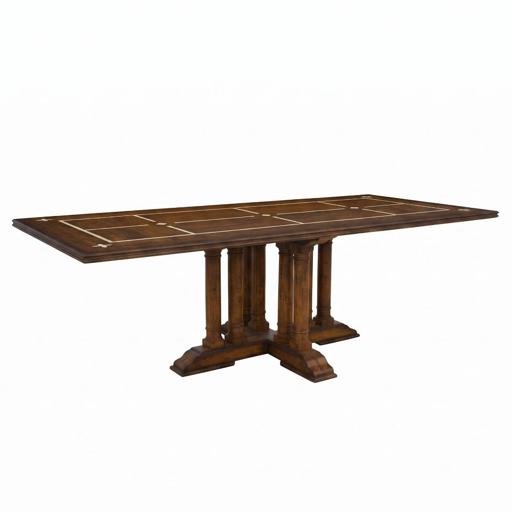 Aldwyn Wood Inlay Dining Table