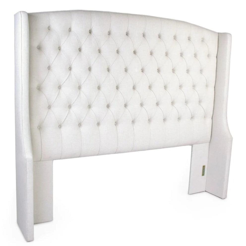 Diamond Tufted Wingback Bed