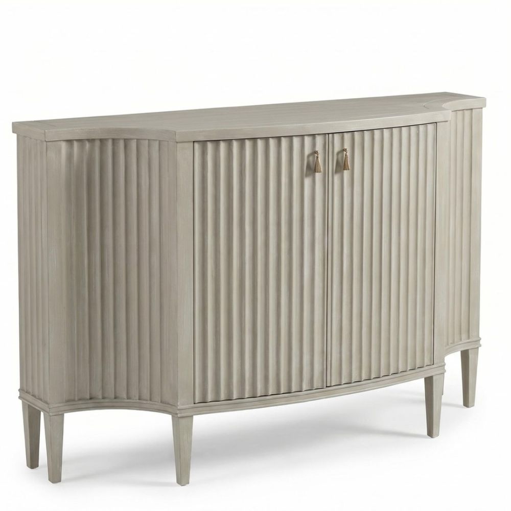 Blanca Fluted Curved Sideboard