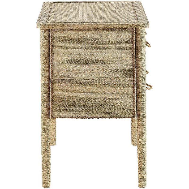 Abaca Rope Side Chest with 2 Drawers | Coastal Chests