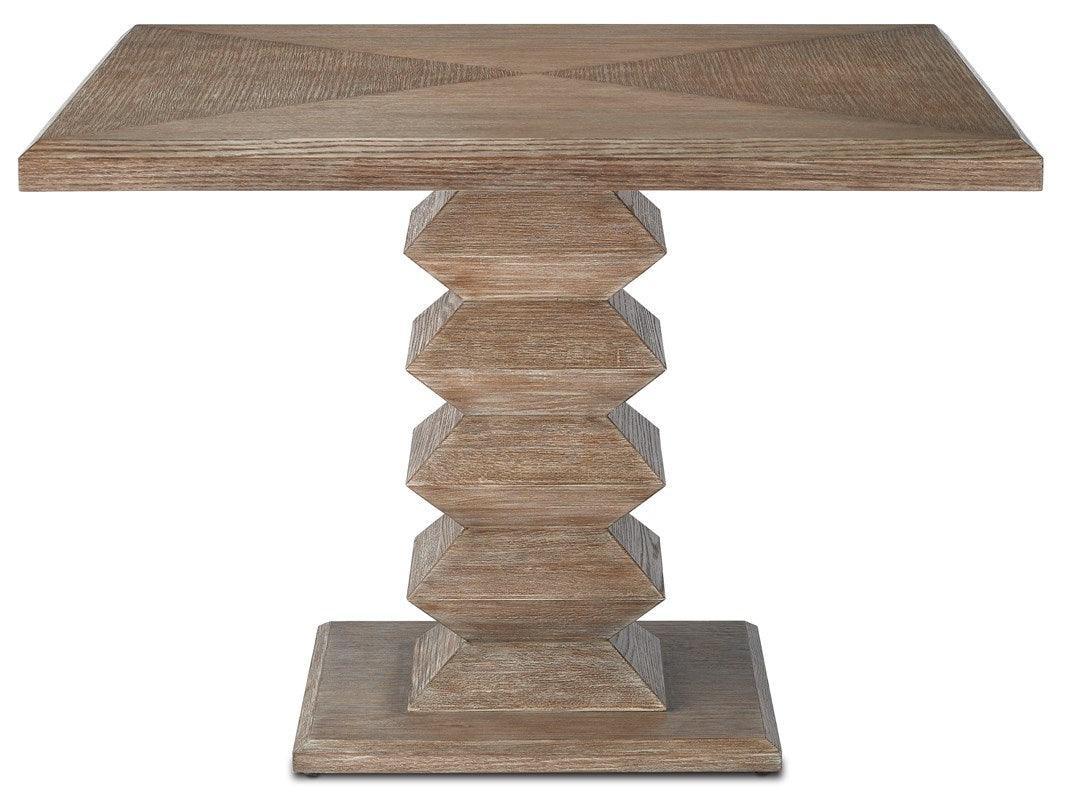 Accordion Wood Grain Dining Table - Belle Escape