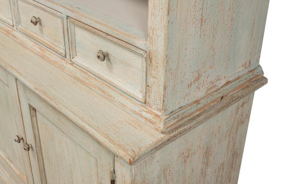 Amelia Sage Shabby Chic Bookcase - Belle Escape