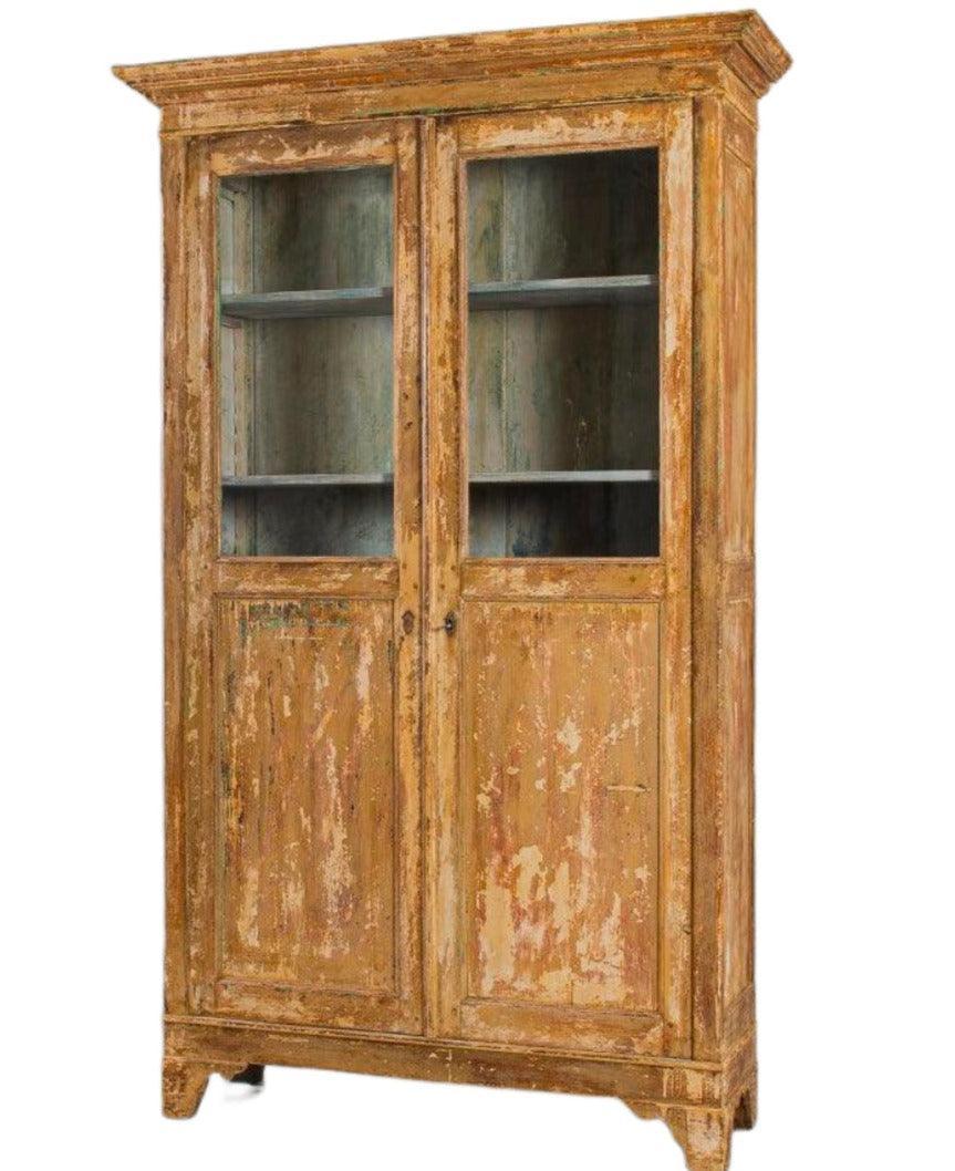 Angeline French Country Antique Vitrine - Belle Escape