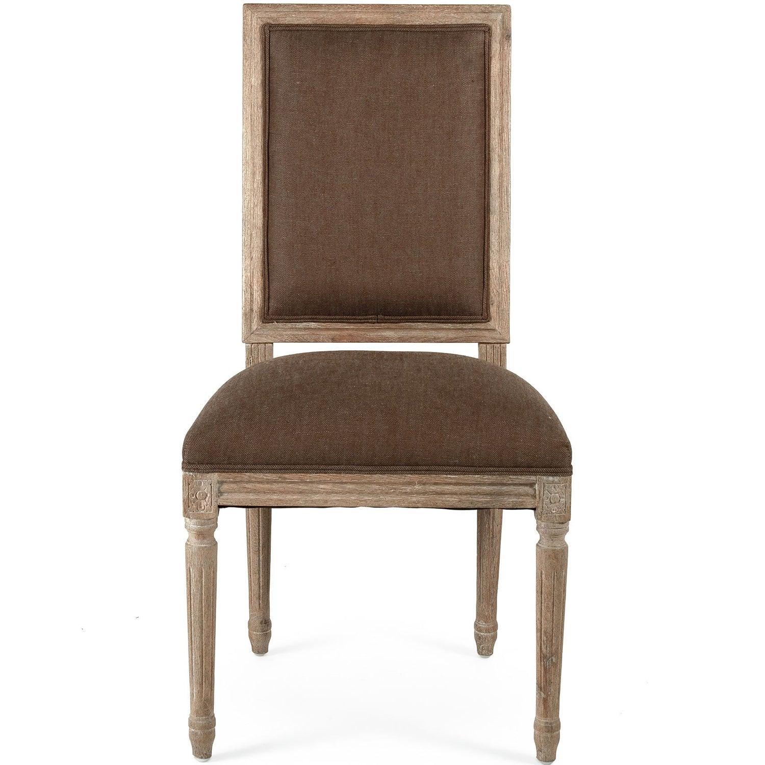 Aubergine Louis Side Chairs - Pair - Belle Escape