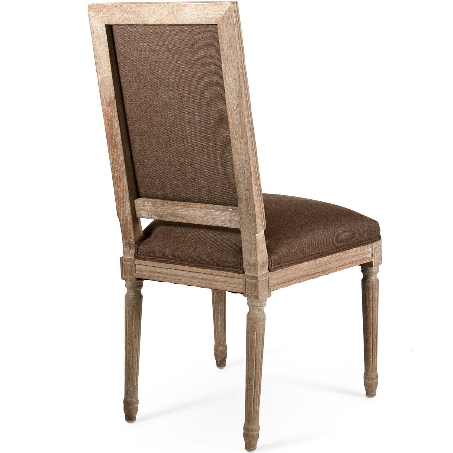 Aubergine Louis Side Chairs - Pair - Belle Escape