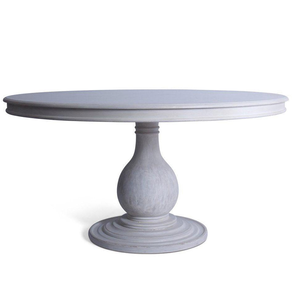 Avignon White Round Dining Table - Belle Escape