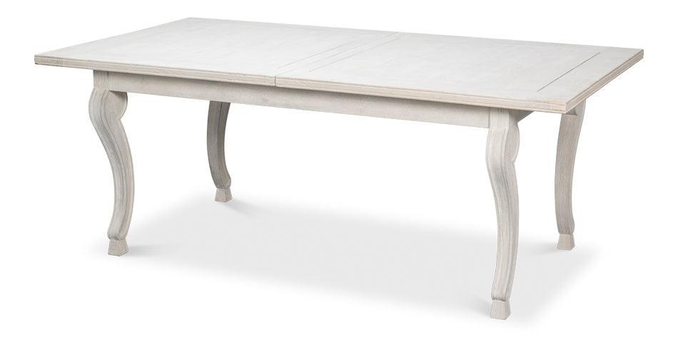 Beachcomber Whitewash Expandable Dining Table - Belle Escape