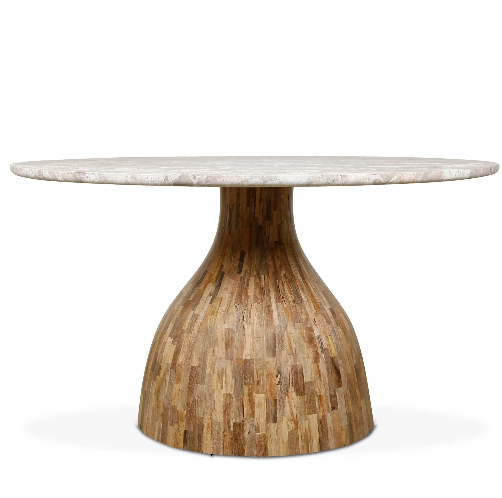 Capri Island Marble Top Dining Table