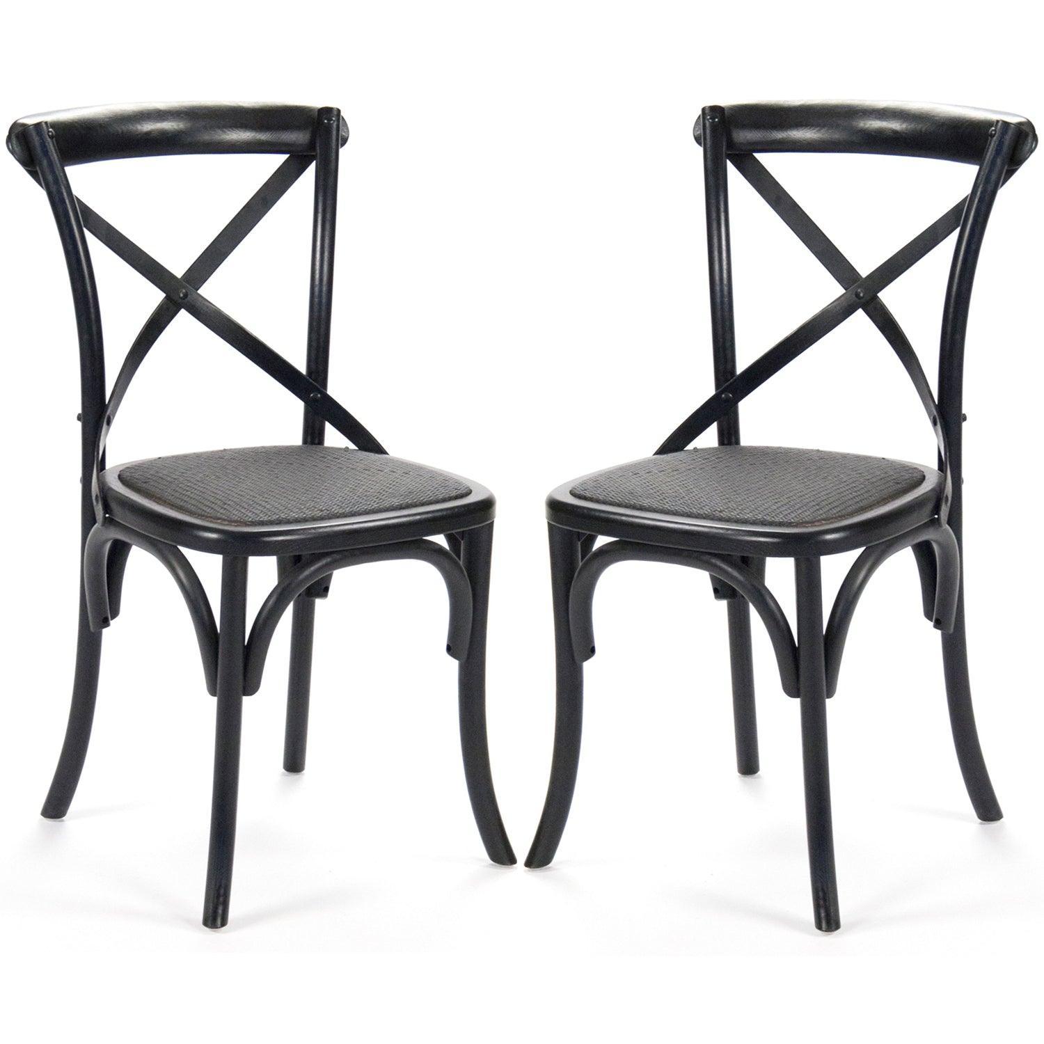 Black Parisian Cafe Chairs - Belle Escape