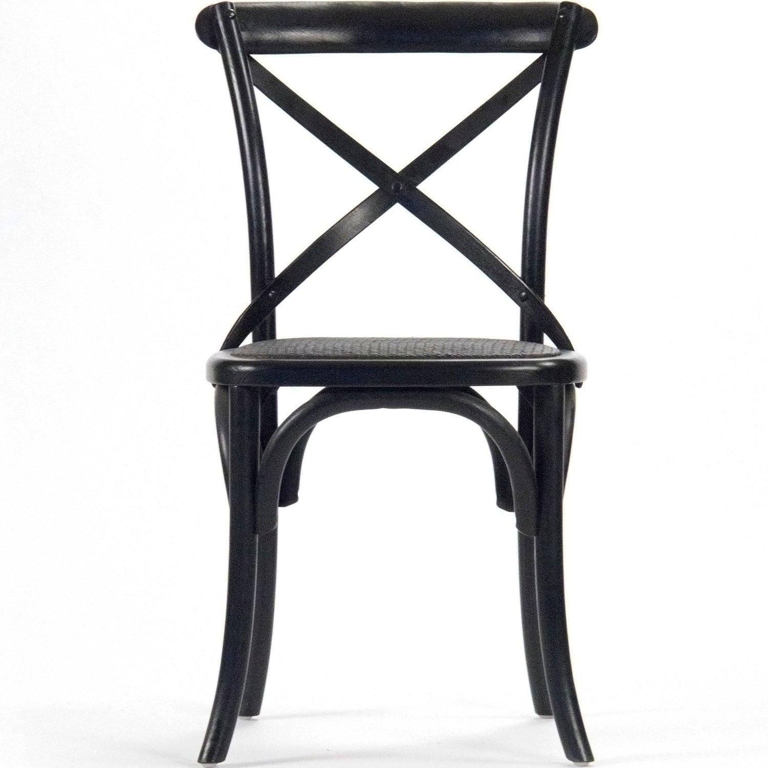 Black Parisian Cafe Chairs - Belle Escape