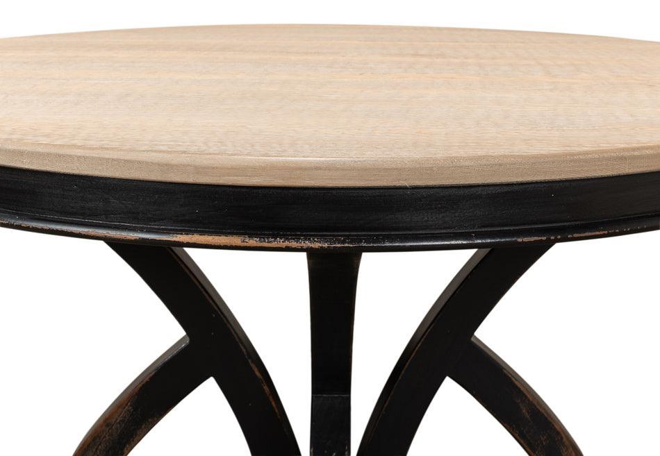 Black Sincerity Round Dining Table - Belle Escape