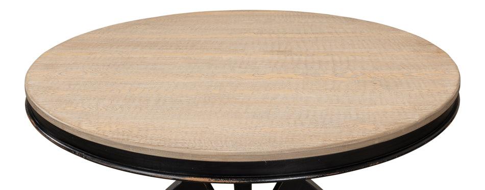 Black Sincerity Round Dining Table - Belle Escape