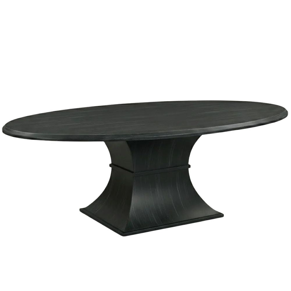 Modern Oval Pedestal Dining Table