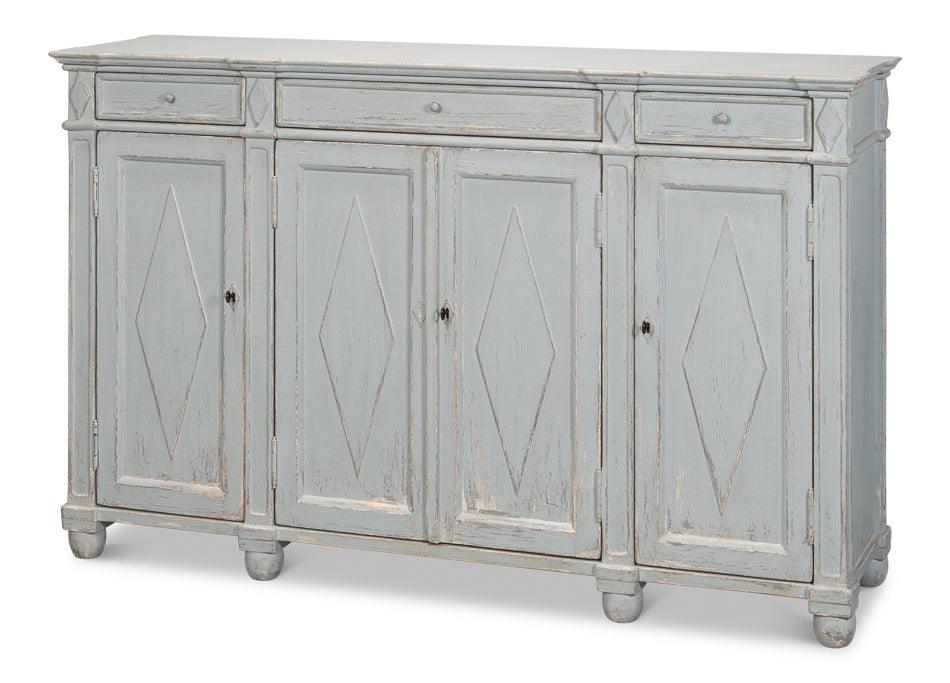 Blue Diamond Farmhouse Sideboard - Belle Escape