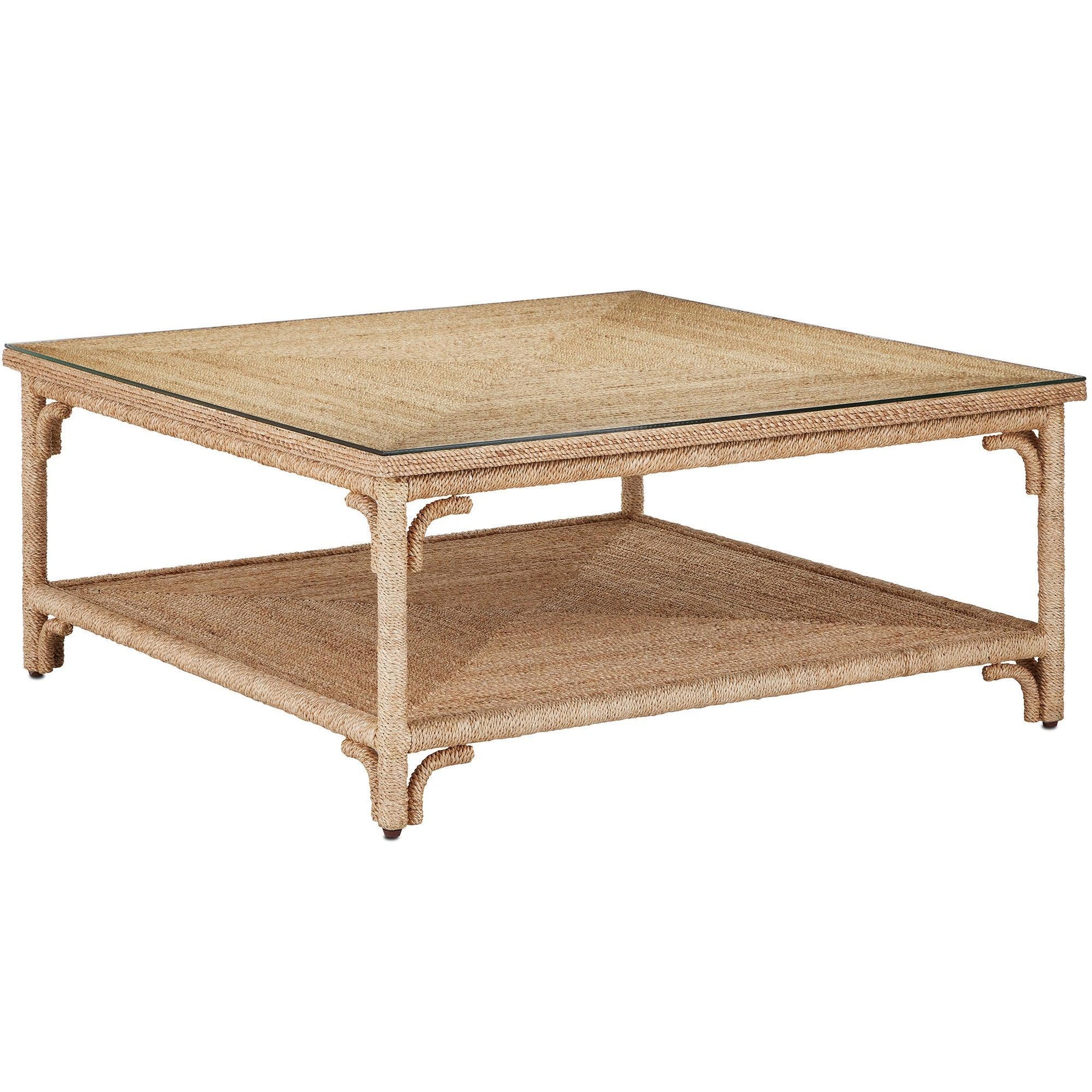 Braided Abaca Rope Cocktail Table – Belle Escape