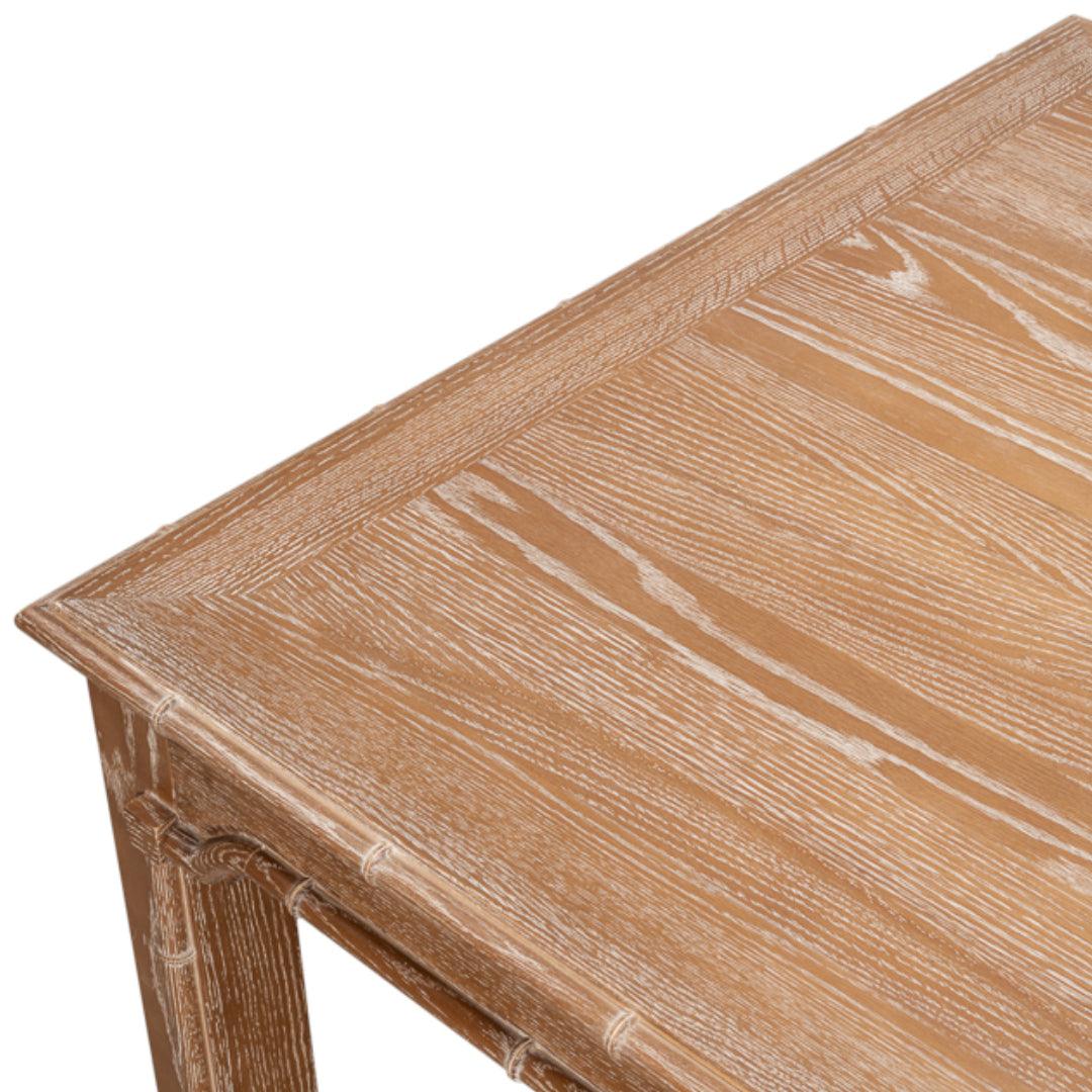 Bamboo Edge Accent Dining Table