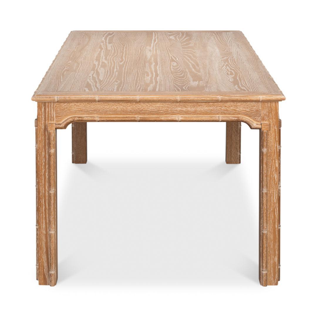 Bamboo Edge Accent Dining Table