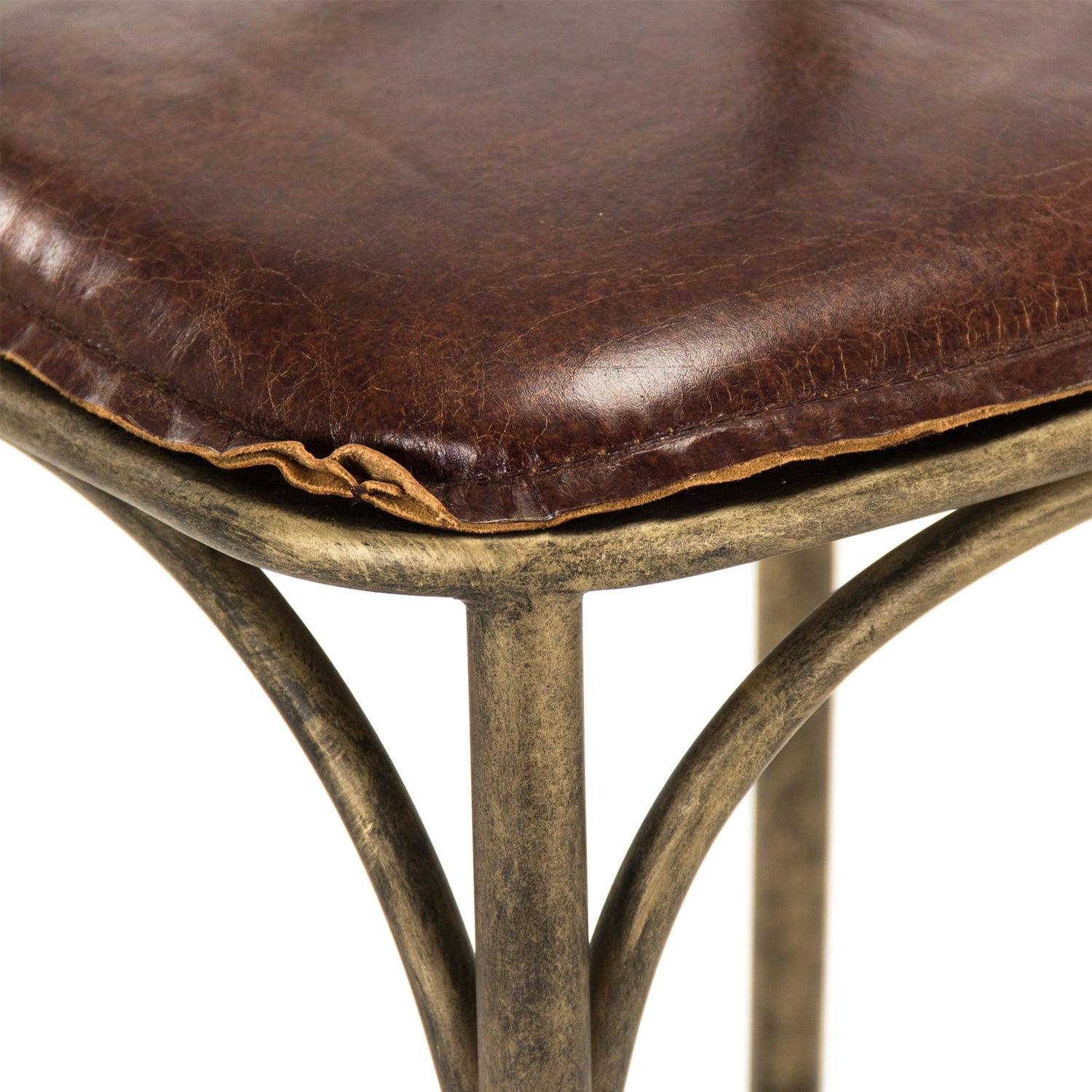 Bronzed Cafe Counter Stool - Belle Escape