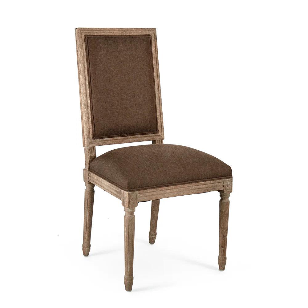 Aubergine Louis Side Chairs - Pair
