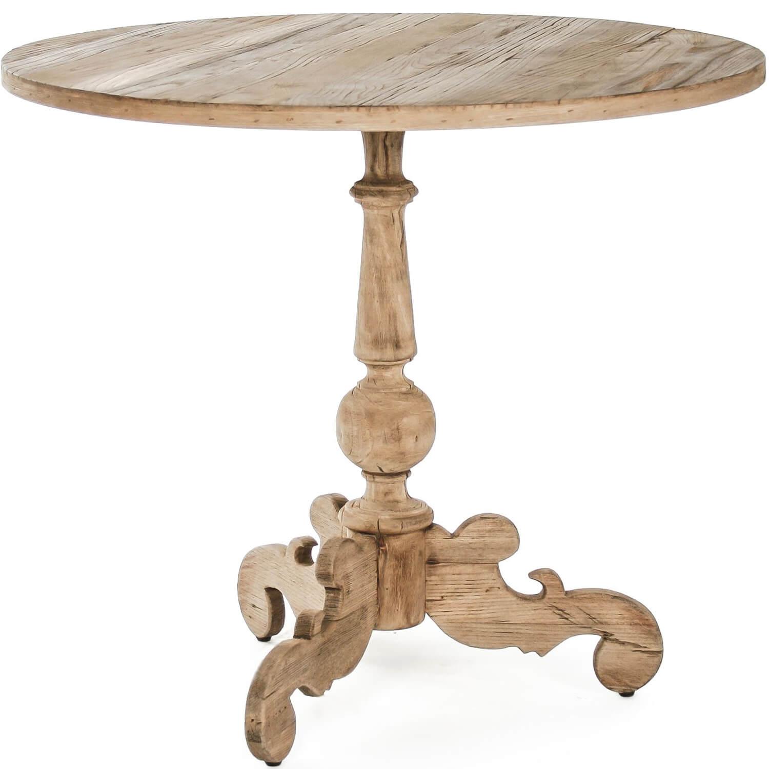 Carved French Accent Table - Belle Escape
