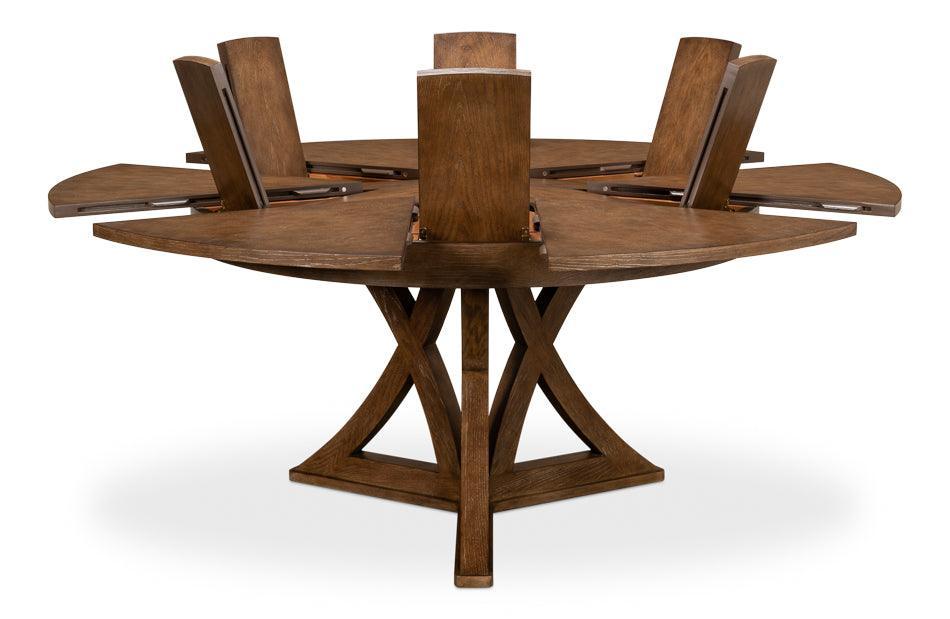 Casual Mink Brown Jupe Dining Table - Belle Escape