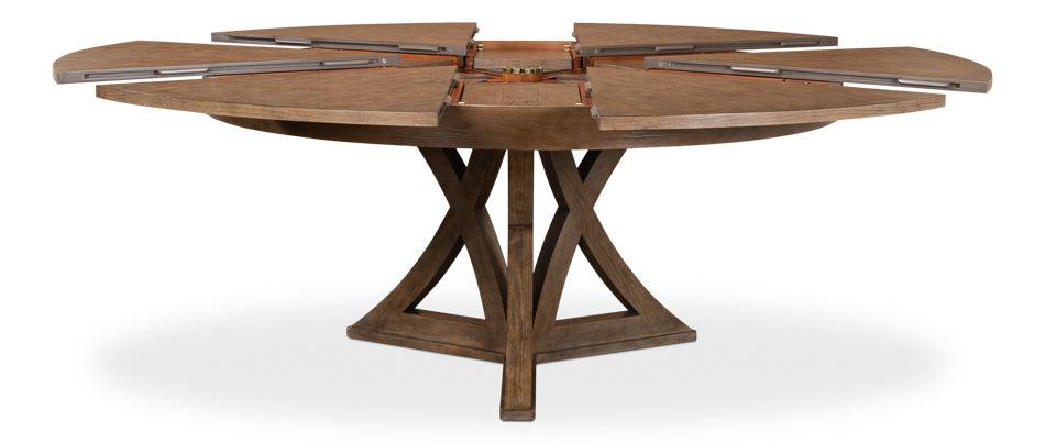 Casual Mink Brown Jupe Dining Table - Belle Escape
