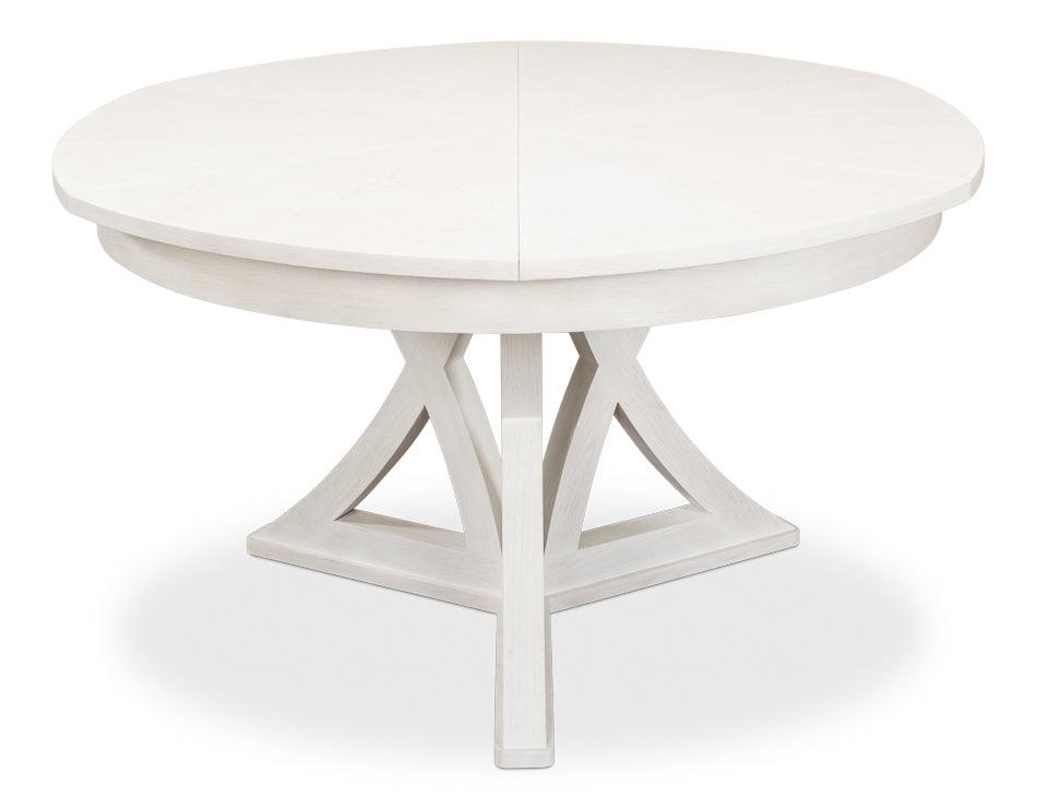 Casual White Jupe Dining Table - Belle Escape