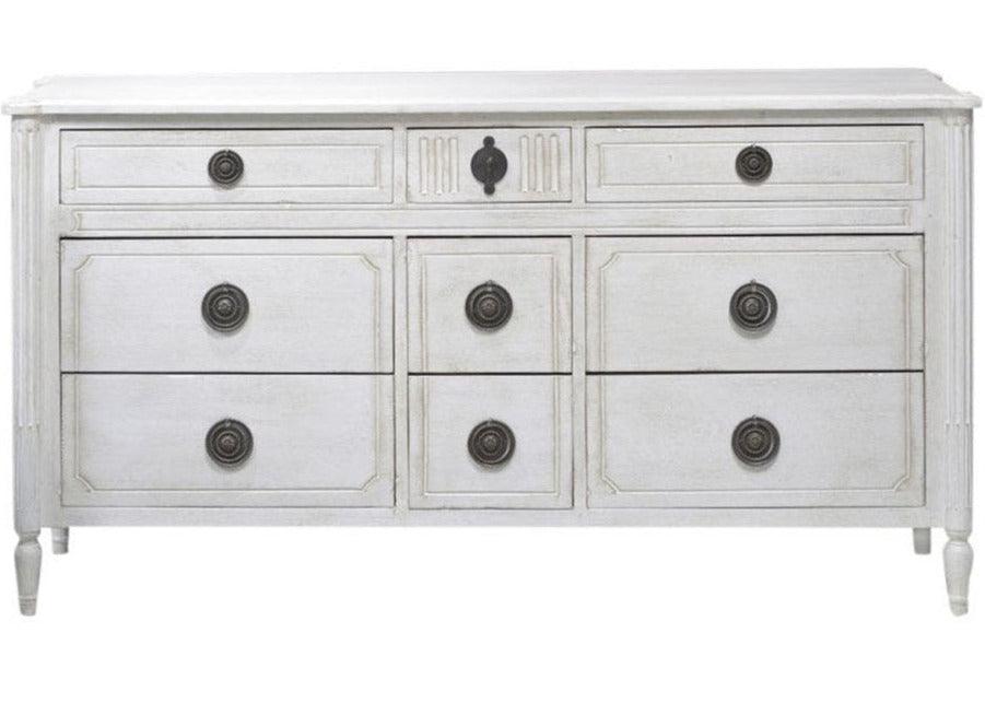 Charlotte French 9-Drawer Chest - Belle Escape