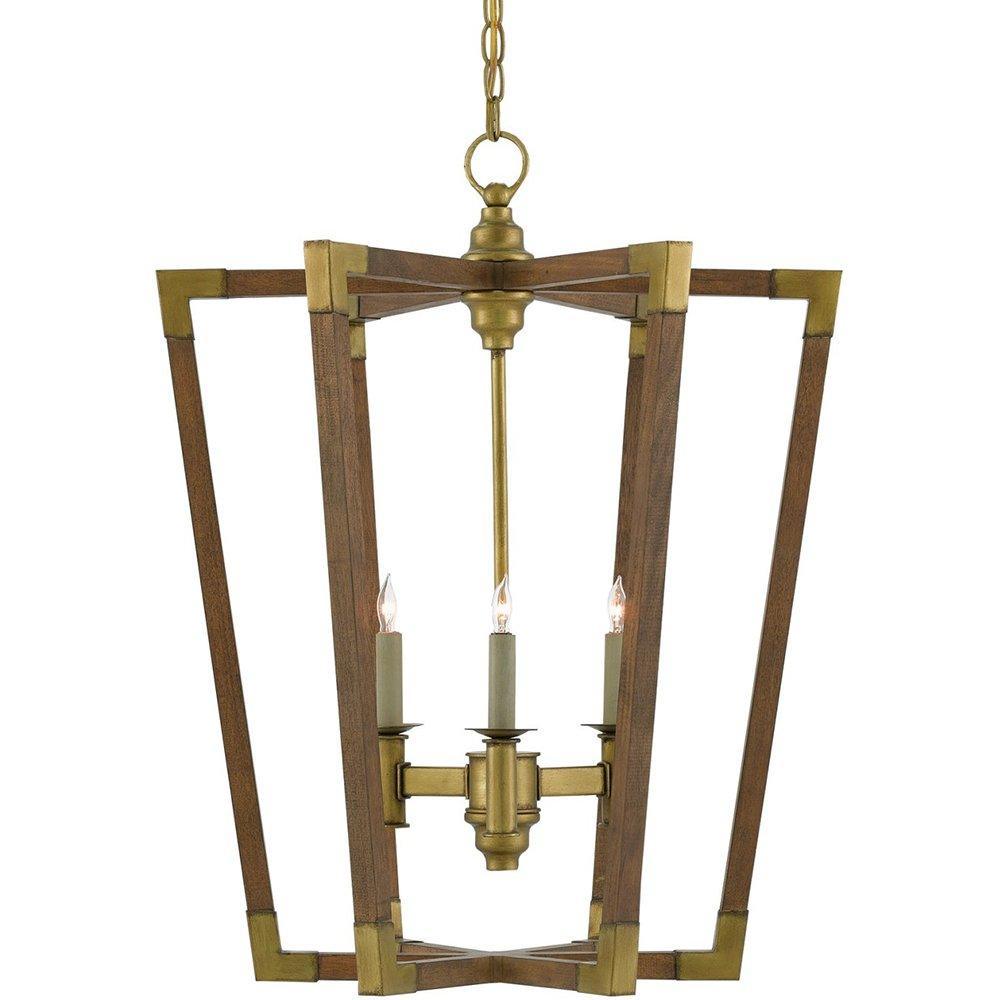 Chateau Wood Chandelier, Small - Belle Escape