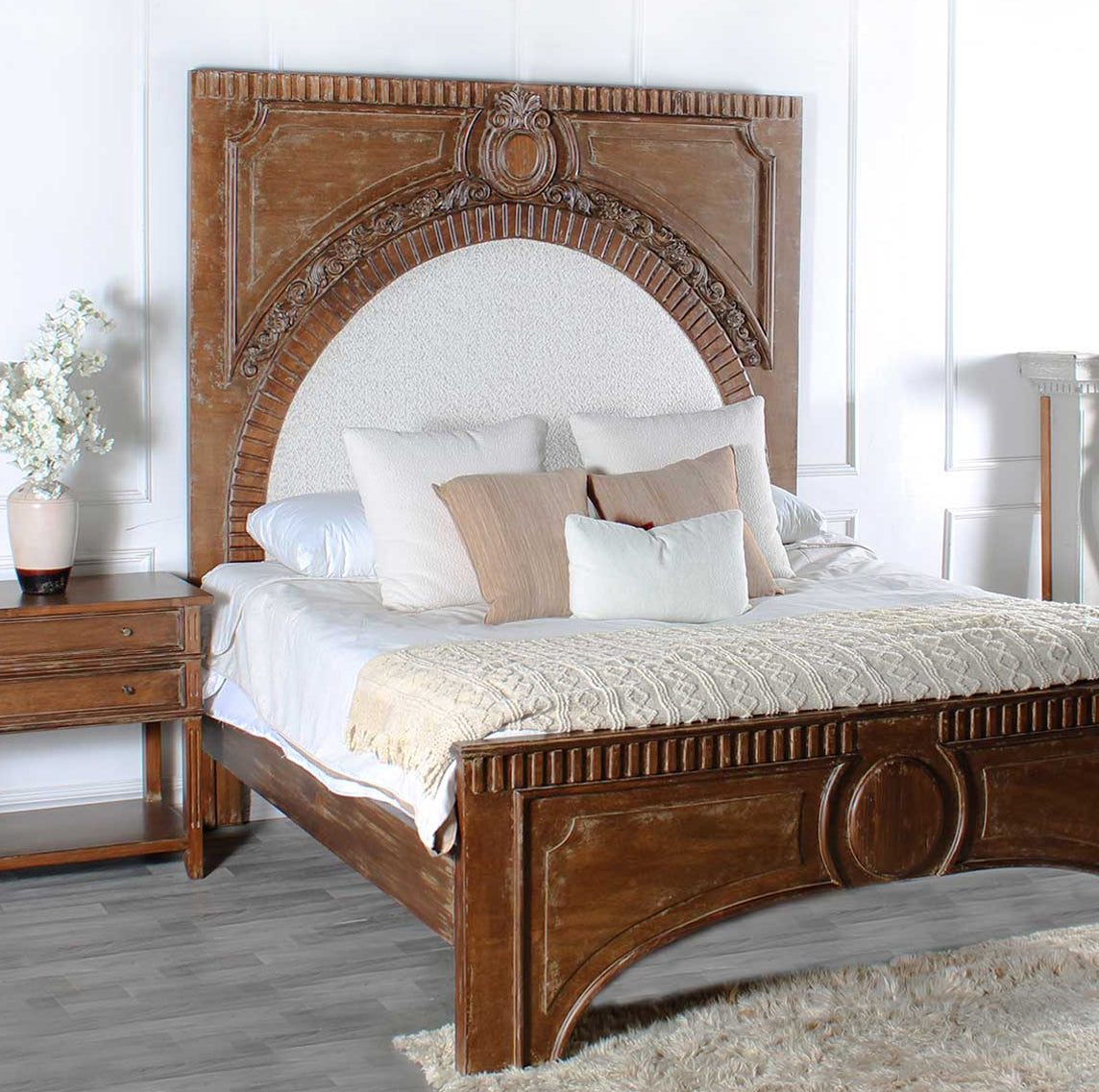 Ornate Chestnut Amelie Bed