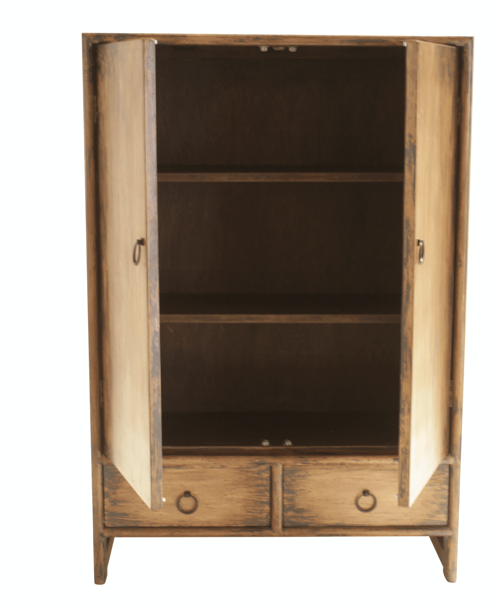 Classic French Farmhouse Wooden Armoire - Belle Escape