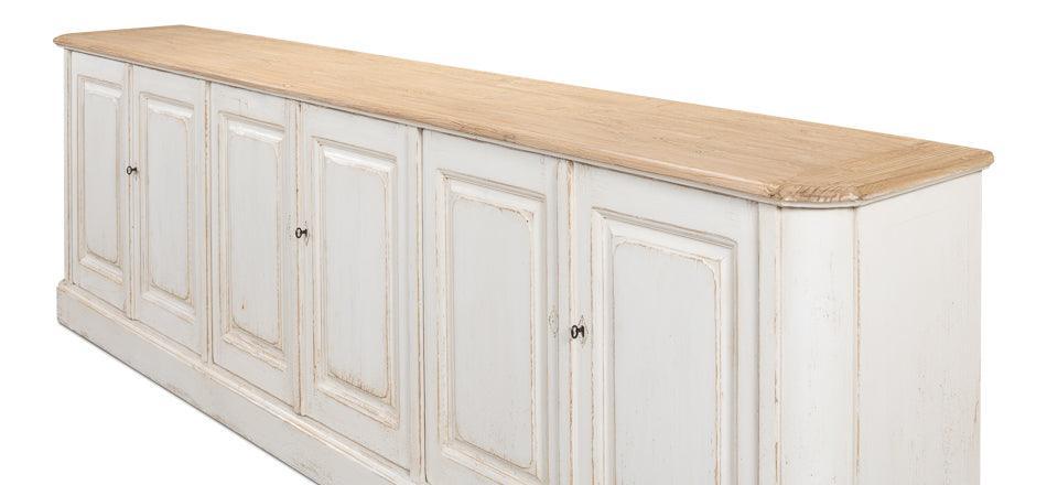 Claudia White Shabby Chic Sideboard - Belle Escape