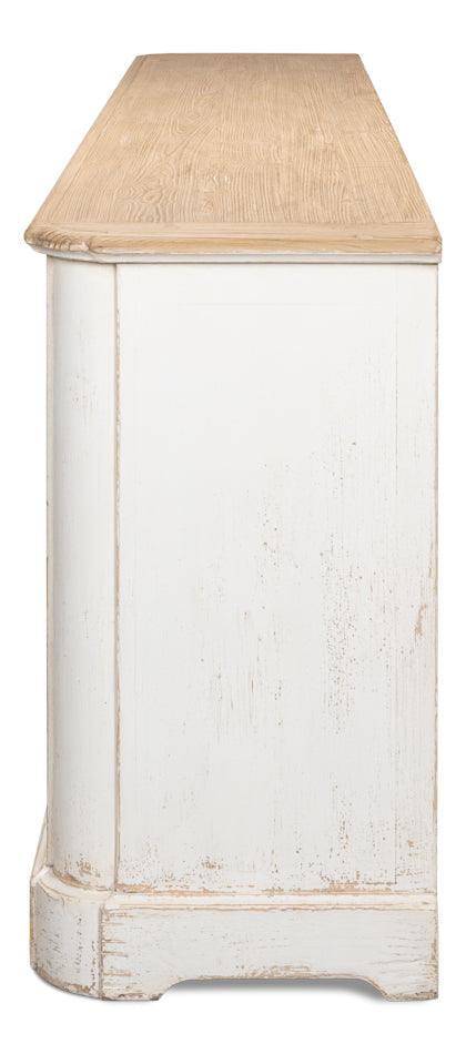 Claudia White Shabby Chic Sideboard - Belle Escape