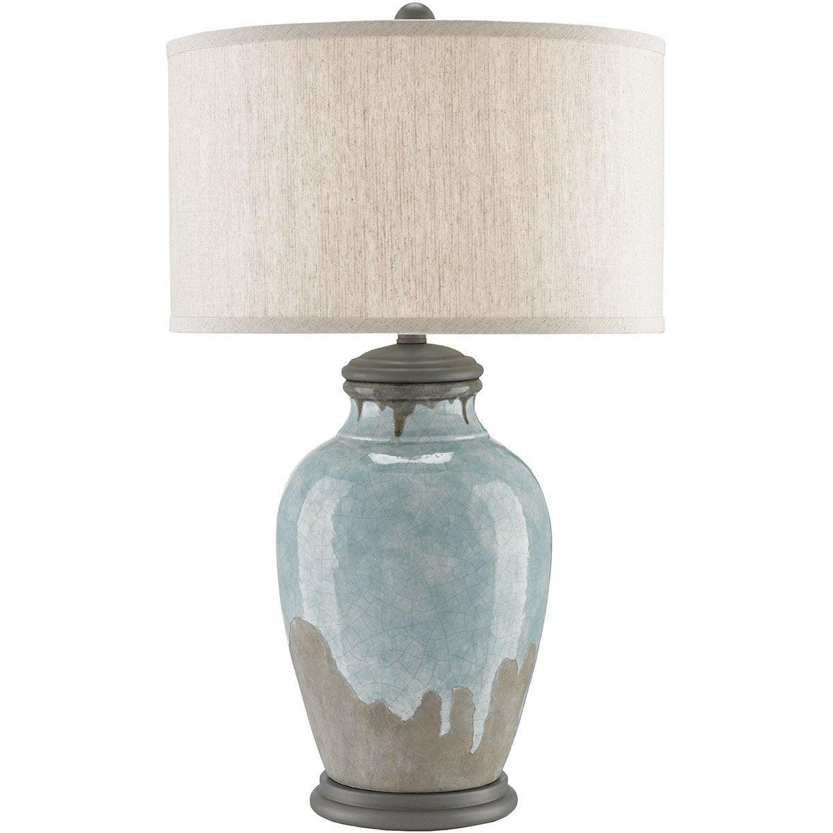 Coastal Blue Table Lamp - Belle Escape