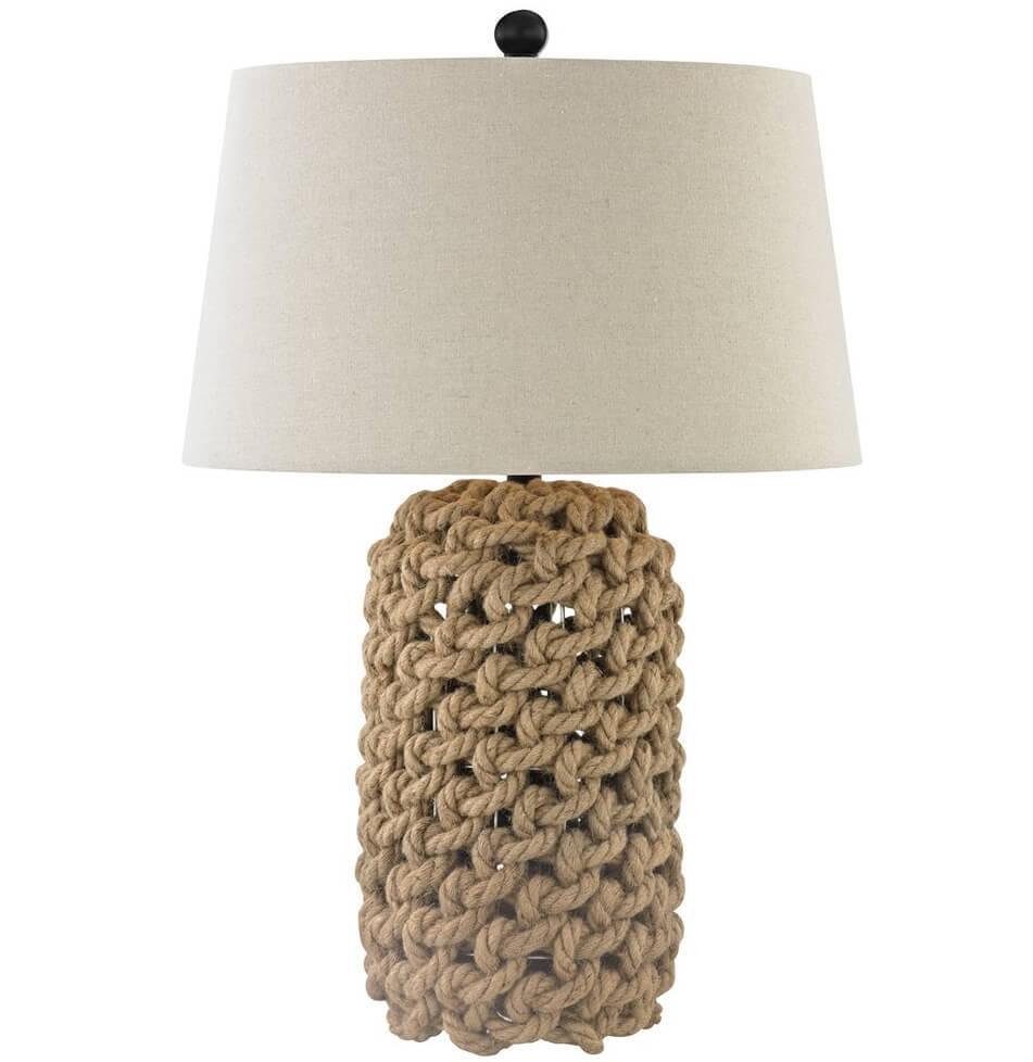 Coastal Rope Table Lamp - Belle Escape