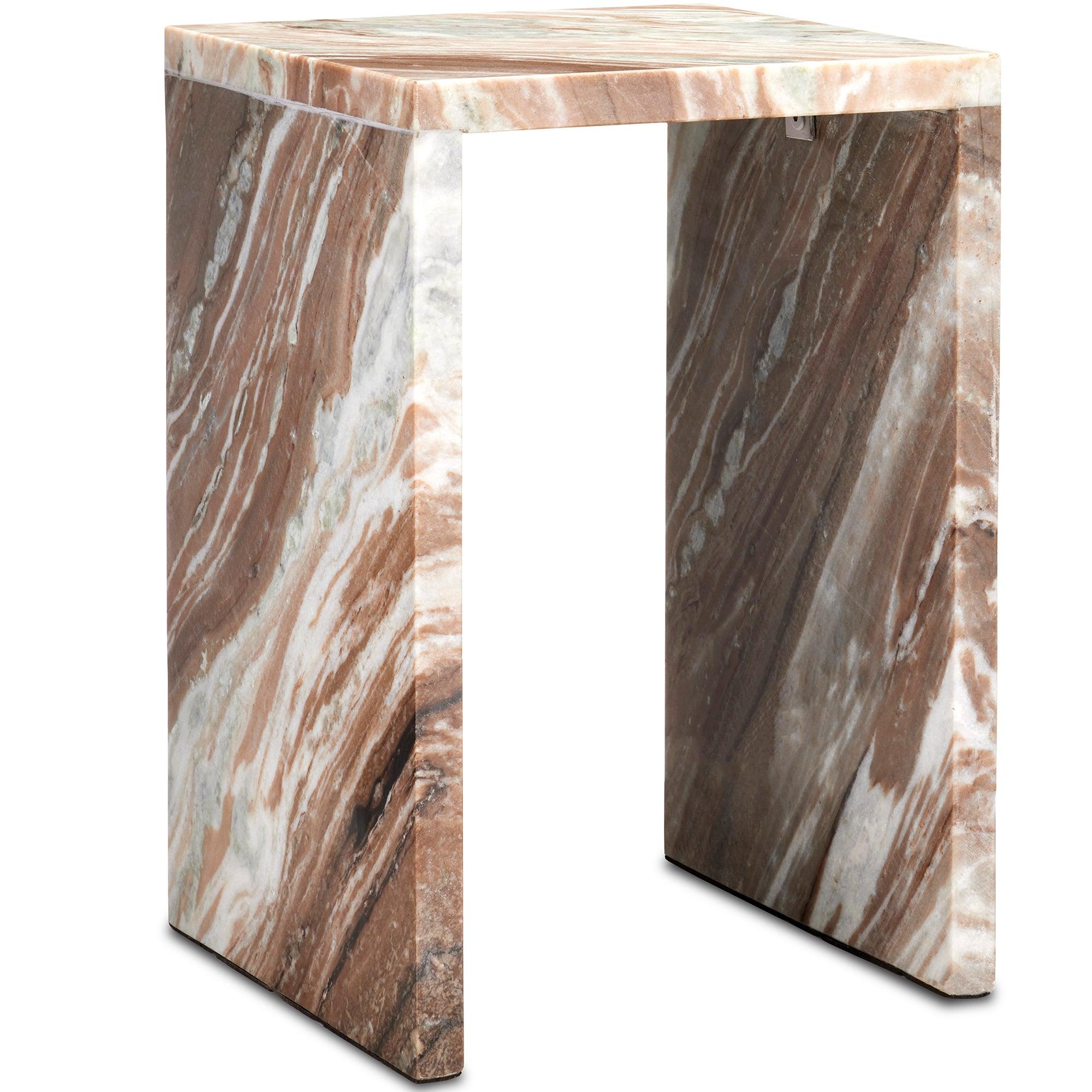 Contemporary Marble Side Table - Belle Escape