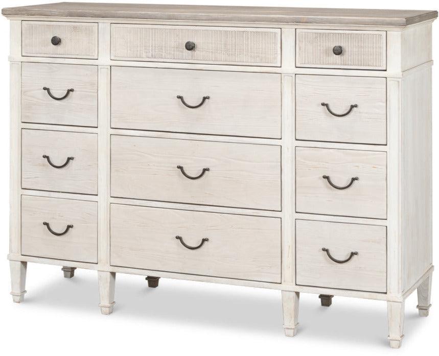 Cottage White Traditional Dresser - Belle Escape