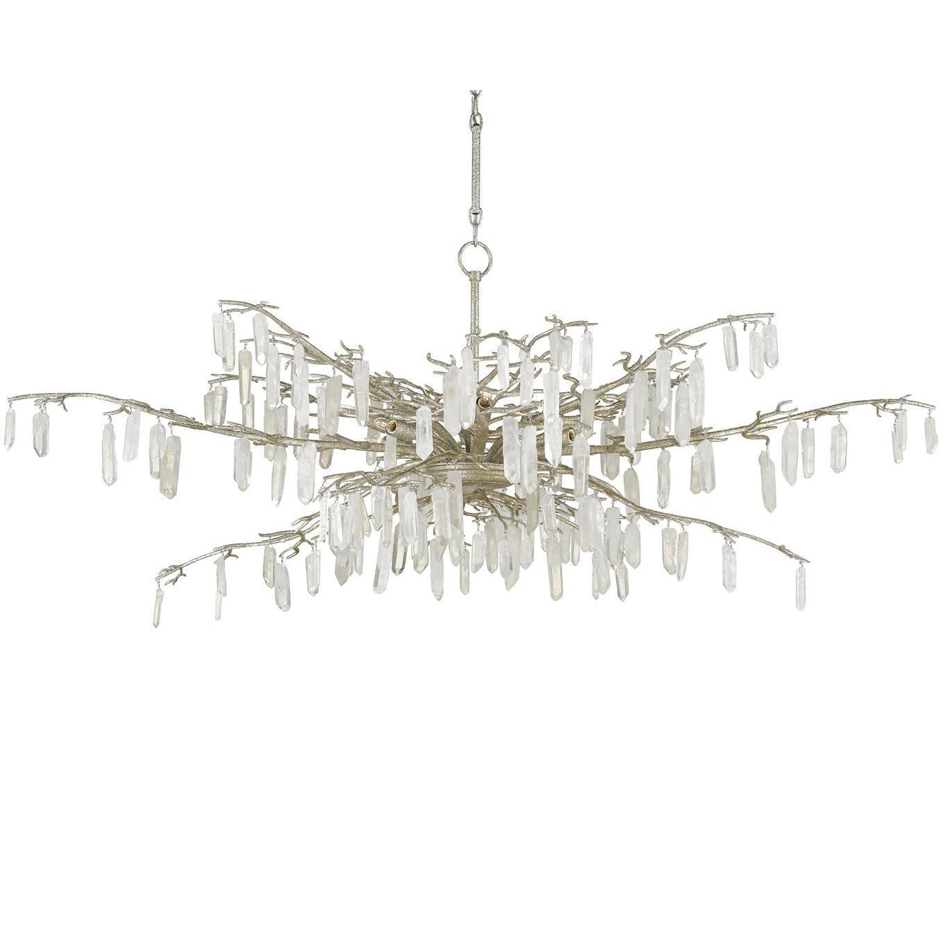 Crystal Burst Rainforest Chandelier - Belle Escape