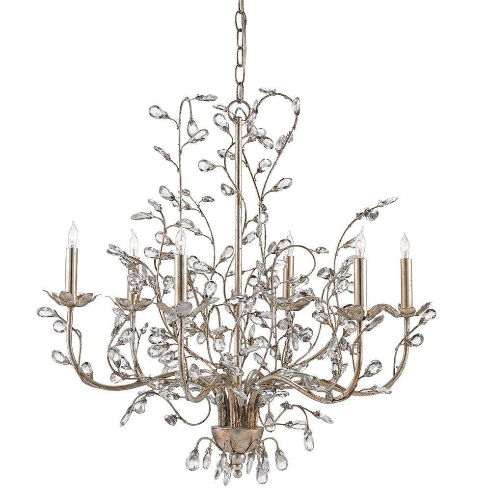 Crystal Flower Bud Chandelier, Medium - Belle Escape